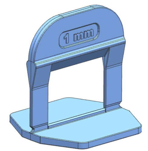 Tile leveling system clips 1 mm grout size TLS PRO 2